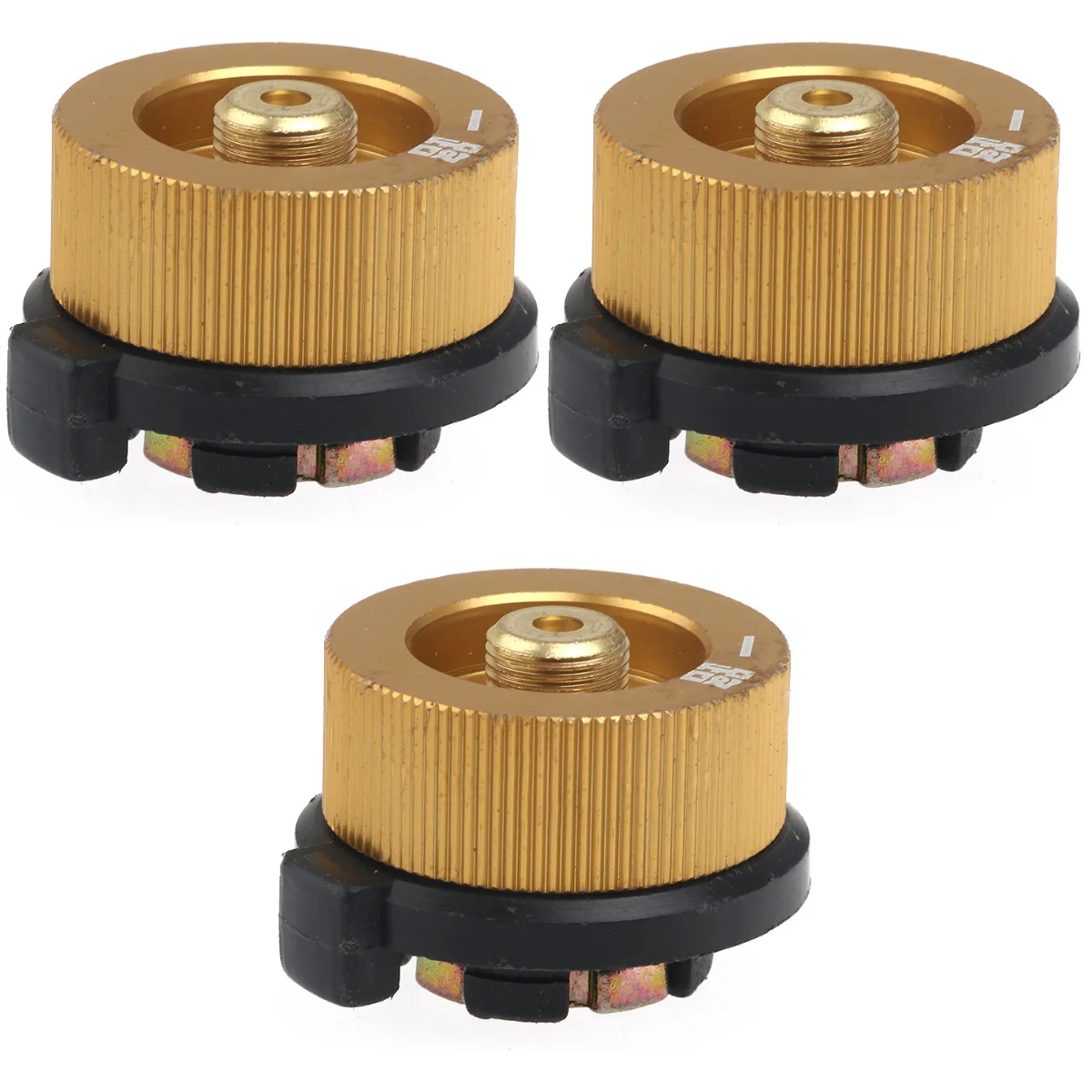 

3pcs Outdoor Gas Bottle Adapter Transfer Nozzles Connection for Camping Stove Burner