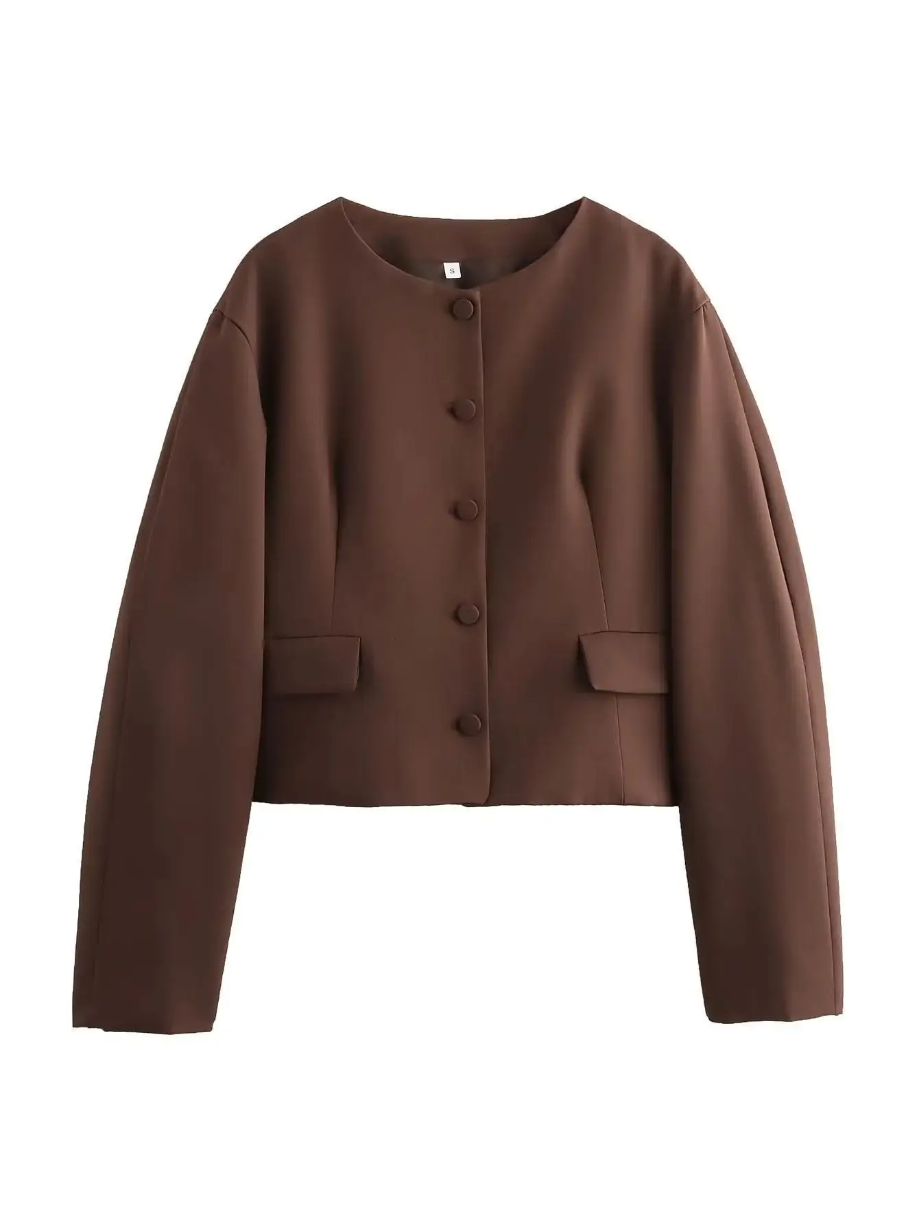 Модные женские комплекты пальто кофейного цвета одинаковый комплект из куртки и