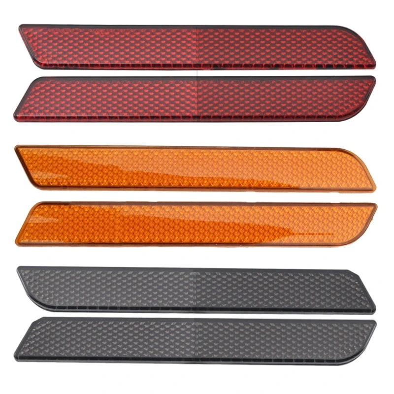 

Motorcycle Front Fork Reflector Side Reflector Front No-oxidation Plastic-material used for Lower Legs Slide 2014-Up