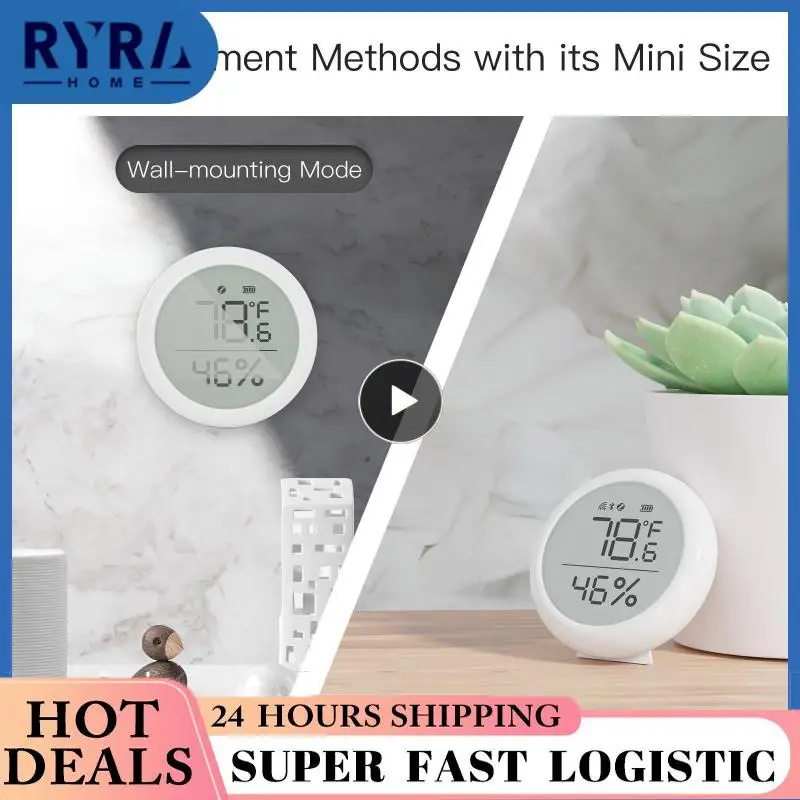 

With Google Assistant And Tuya Zigbee Hub Indoor Hygrometer Detector Zigbee Thermometer Remote Control Universal Tuya Mini