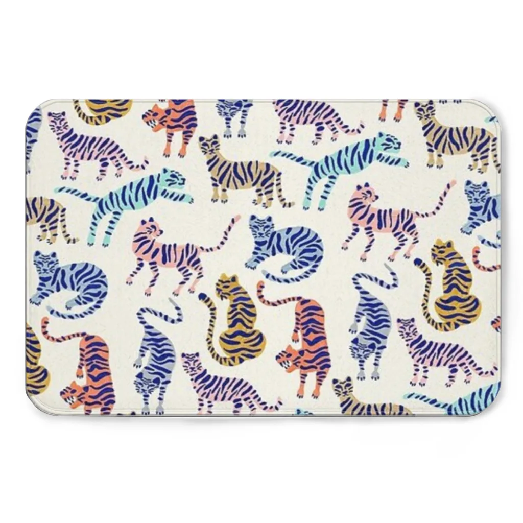 Коллекция Tiger-палитра Индиго простой кухонный коврик коврики для ног гостиной