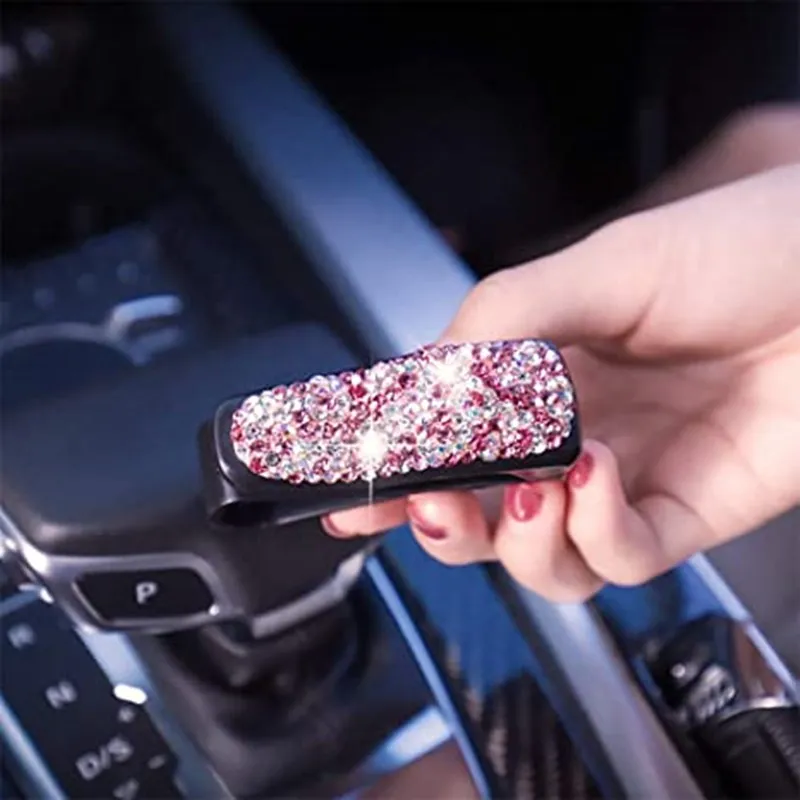 

Car Vehicle Sun Visor Sunglasses Glasses Card Ticket Clip for Car Accessories Eyeglasses Holder Crystal Diamond
