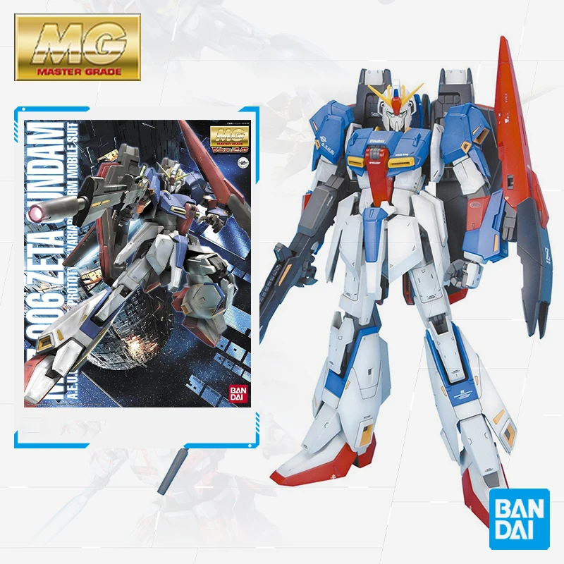 

Оригинальный набор моделей Bandai Gundam MG 1/100 MSZ-006 ZETA Gundam Ver. 2,0 мобильный Костюм Аниме экшн-Фигурки игрушки подарки для детей
