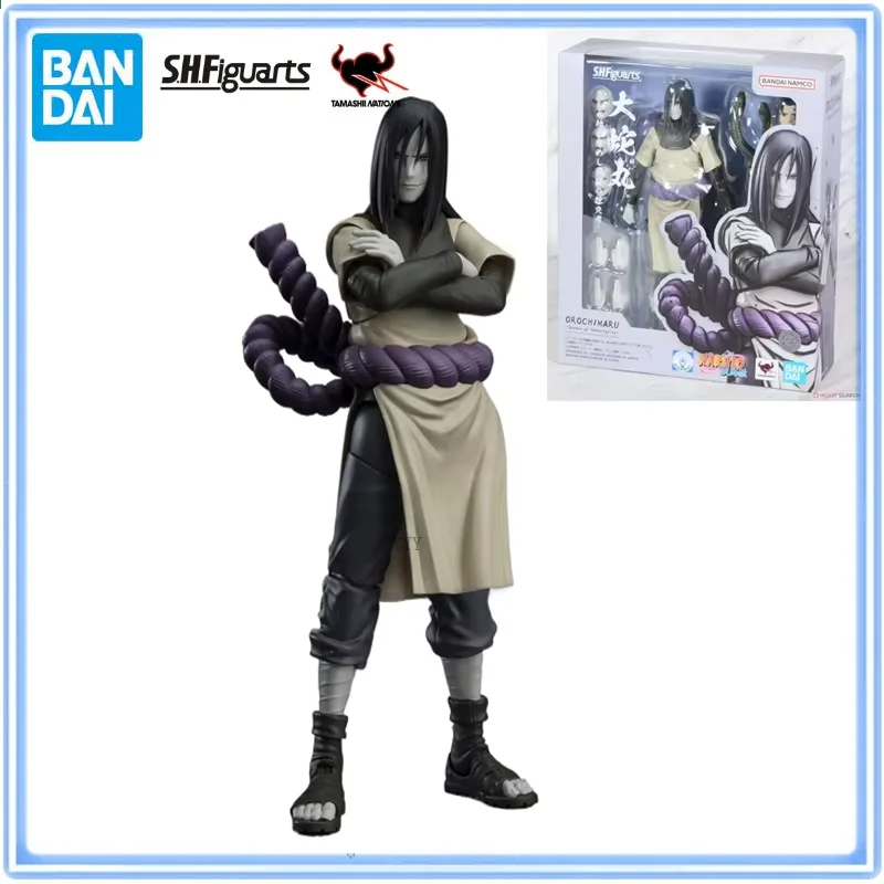 Оригинальные Bandai Наруто орочимару S.H. Фигуртс поисковик вечной истины