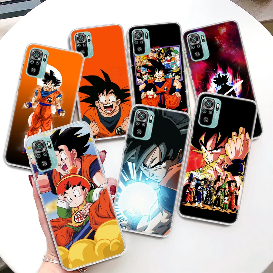 

Dragon Ball Z DBZ Coque Phone Case For Xiaomi Redmi Note 10S 11 11S 11T 11E 10 Pro Max 9 9S 9T 5G 8 8T 7 6 5 5A 4X 4G Cover