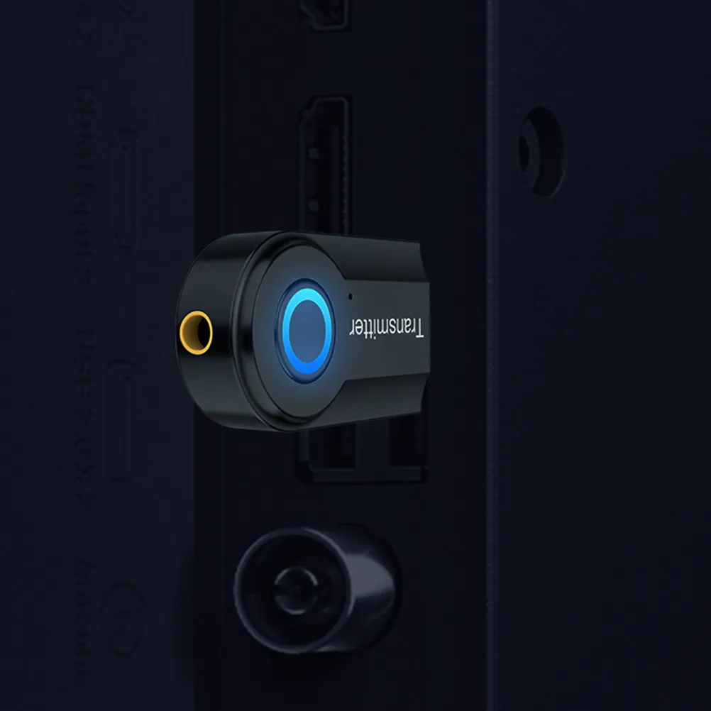 Фото USB-аудиопередатчик 5.0 с разъемом 3,5 мм, беспроводной стереоадаптер для телевизора, ПК, MP3, MP4, наушников, миниатюрный и легкий. №4