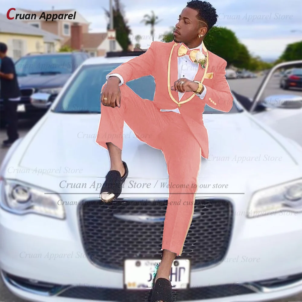 Костюм классический мужской формальный костюм блейзер и брюки приталенный