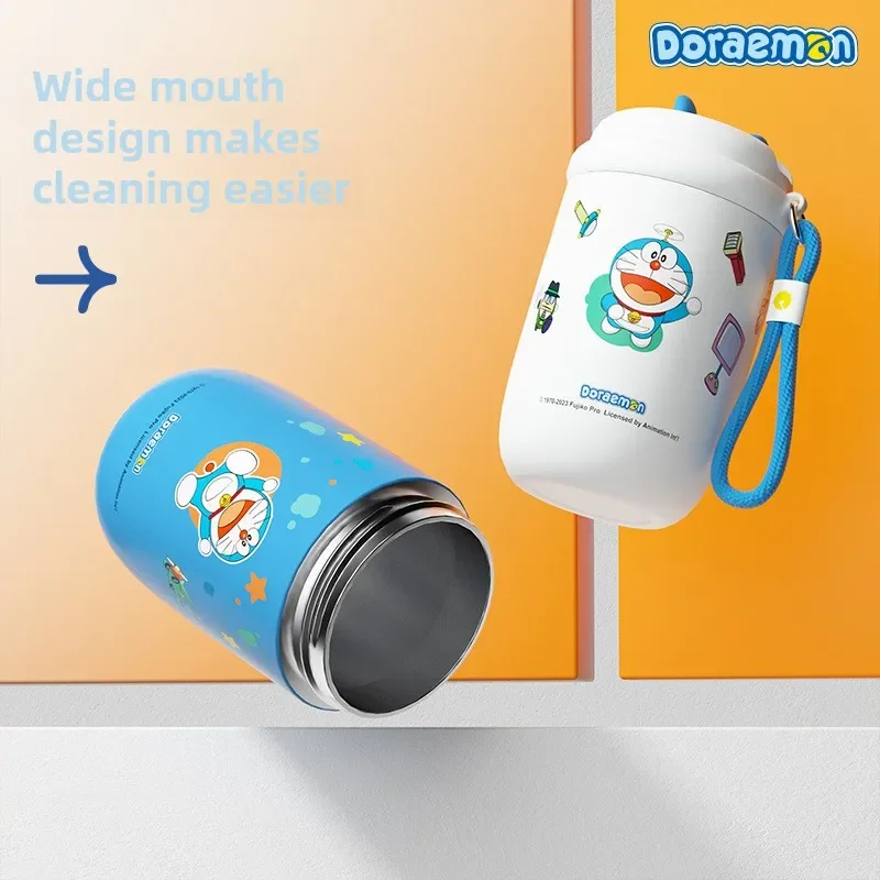 Фирменная чашка для воды в стиле аниме Doraemon co милая и забавная чашка-термос с