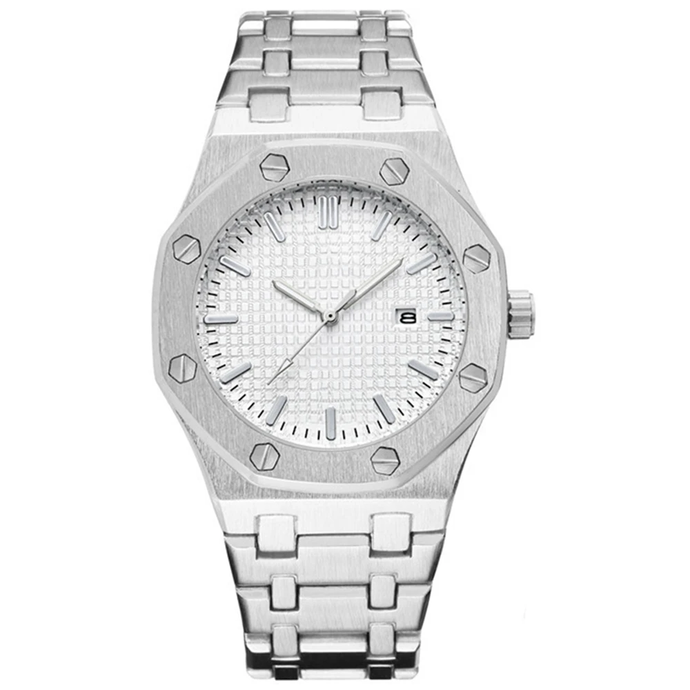 

Часы наручные мужские кварцевые со стальным браслетом, брендовые оригинальные модные повседневные многофункциональные с календарем и хро...