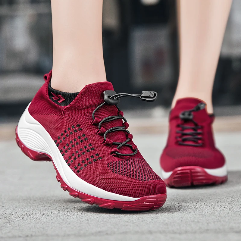 Women Shoes High Quality Casual Mesh Sneakers Women Sport Plus Size Socks Shoes  Lightweight Sneaker Footwear Basket Shoes Women
