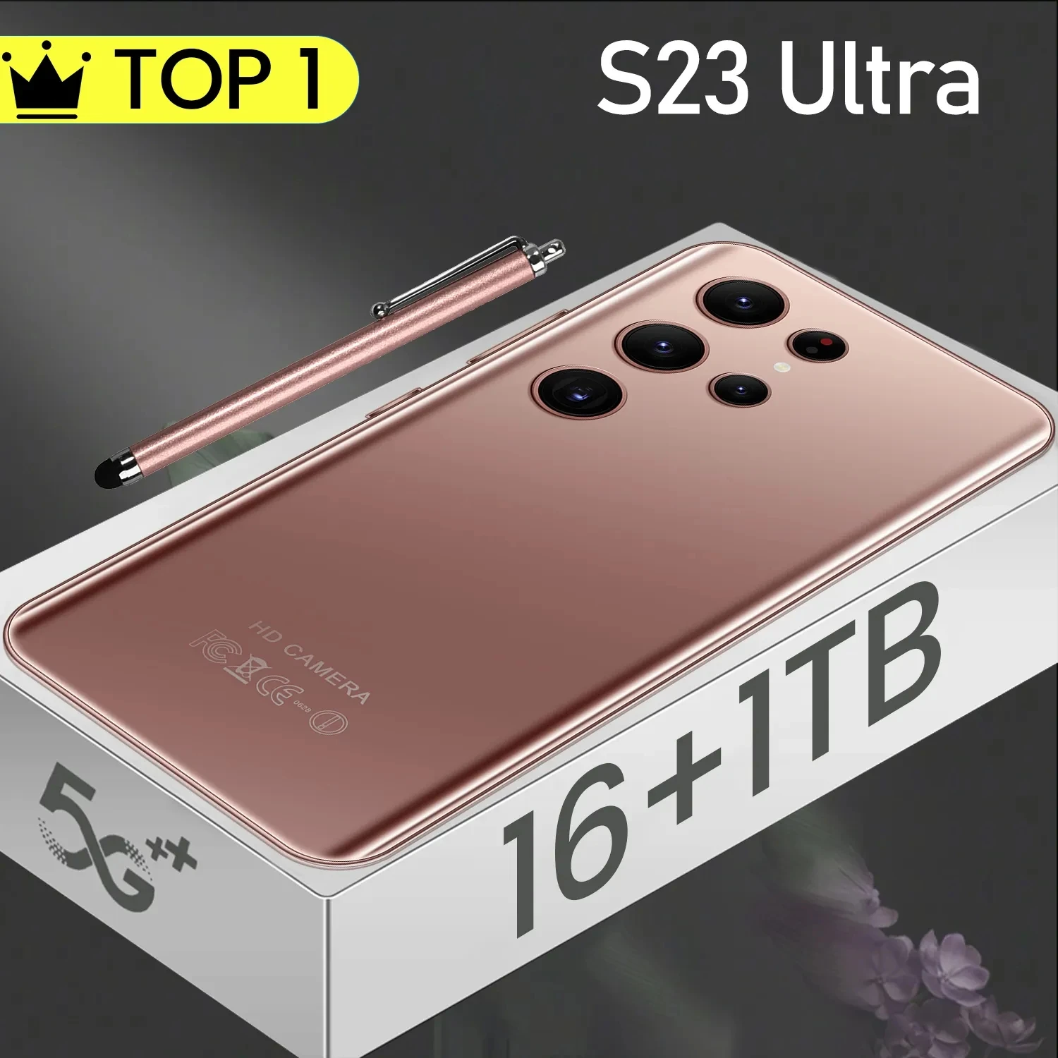 

Смартфон S23Ultra на Android 13, 6800 мАч, 16 + 1 ТБ, 7,3 дюйма