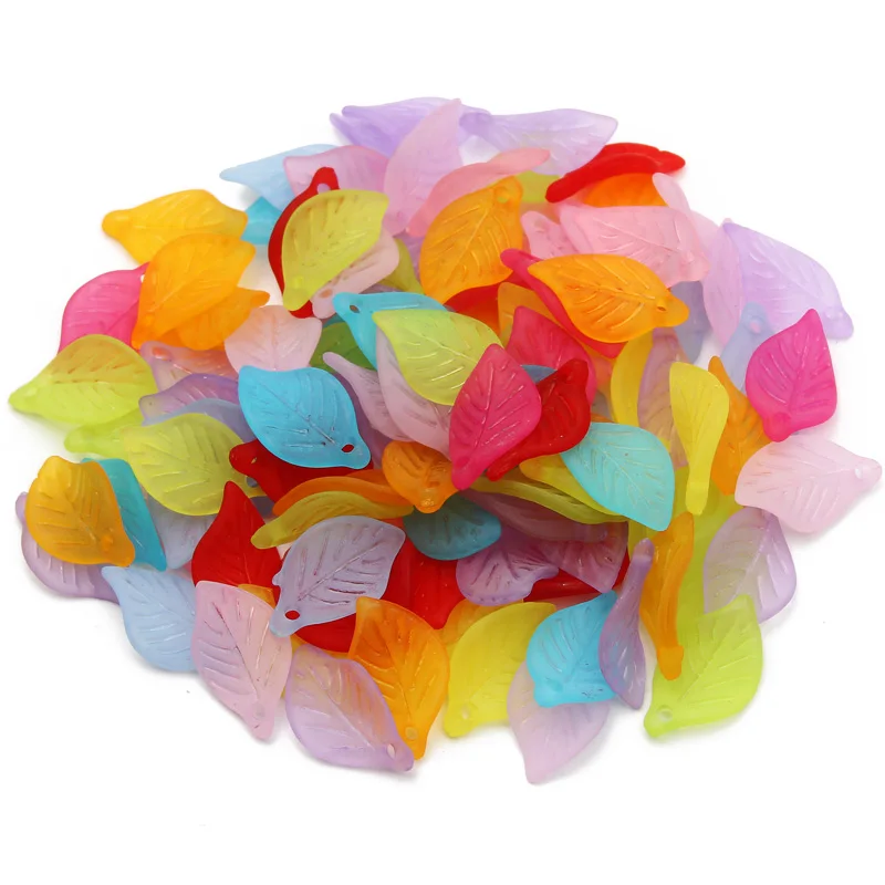 100 шт. Матовые акриловые Подвески 11 х18 мм |