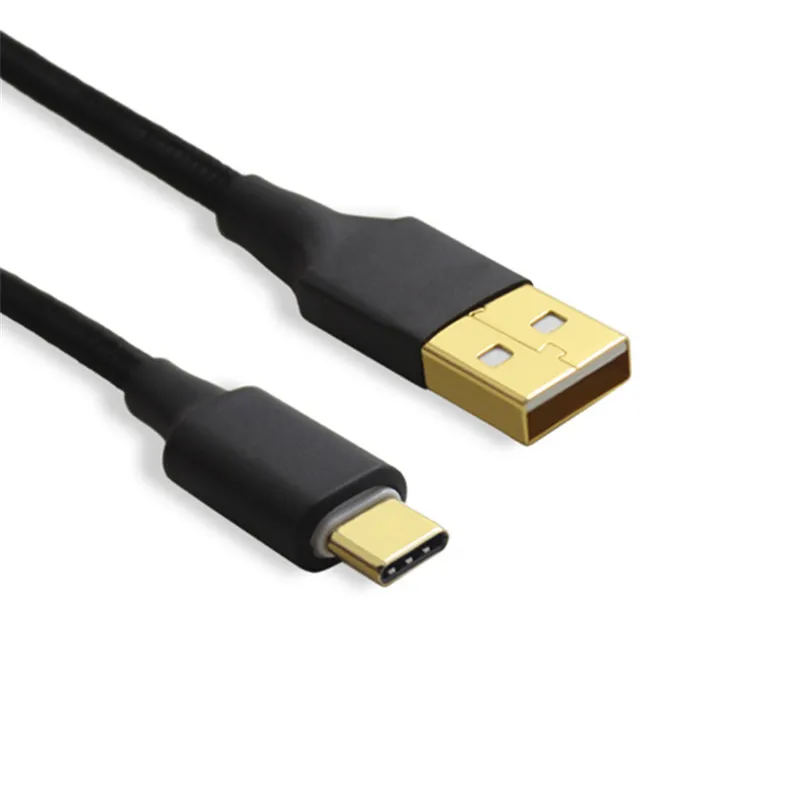 Кабель передачи данных OTG с разъемами USB Type-A и Type-C штырь-штырь-штырь