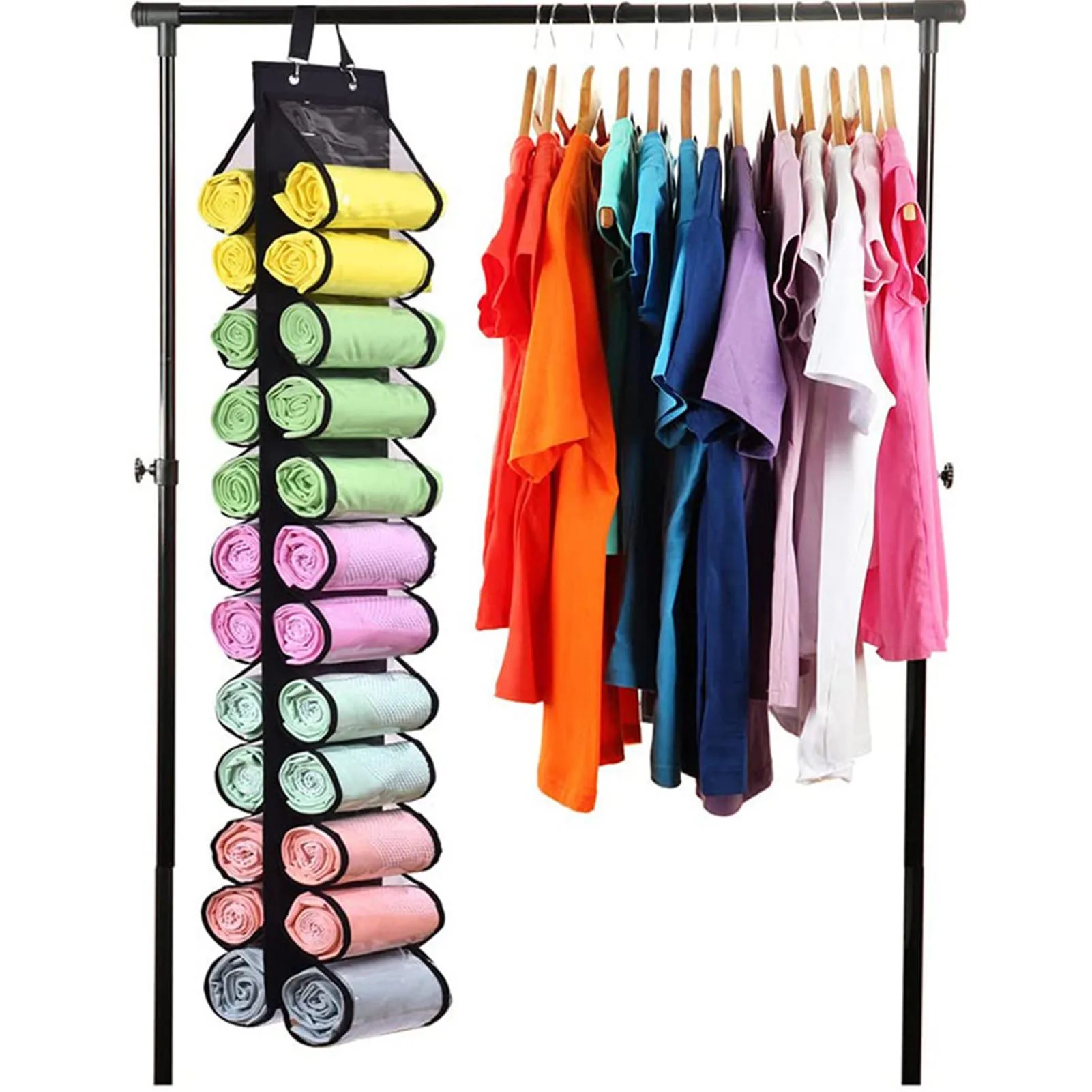 Legging Storage BagClosets Roll Holder 