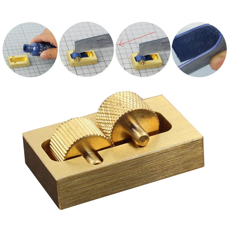 Мини-форма для масла по краям инструмент резьбы коже инструменты работы сделай