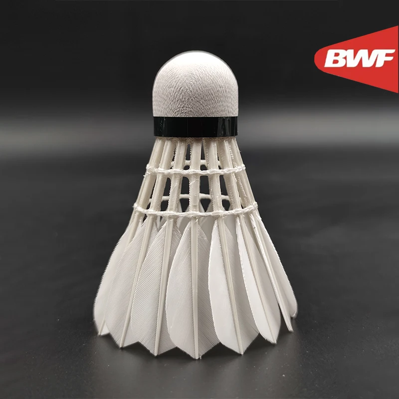 Фото Dmantis Professional Class BWF Approved D80 Воланы для бадминтона Высокопрочный 3в1 Мяч из гусиных перьев Натуральное дерево Корк Спортивные №3