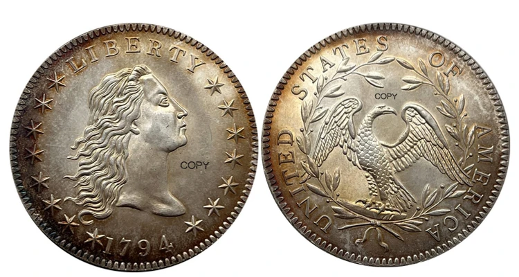 

Копия монеты США 1 доллар 1794 года