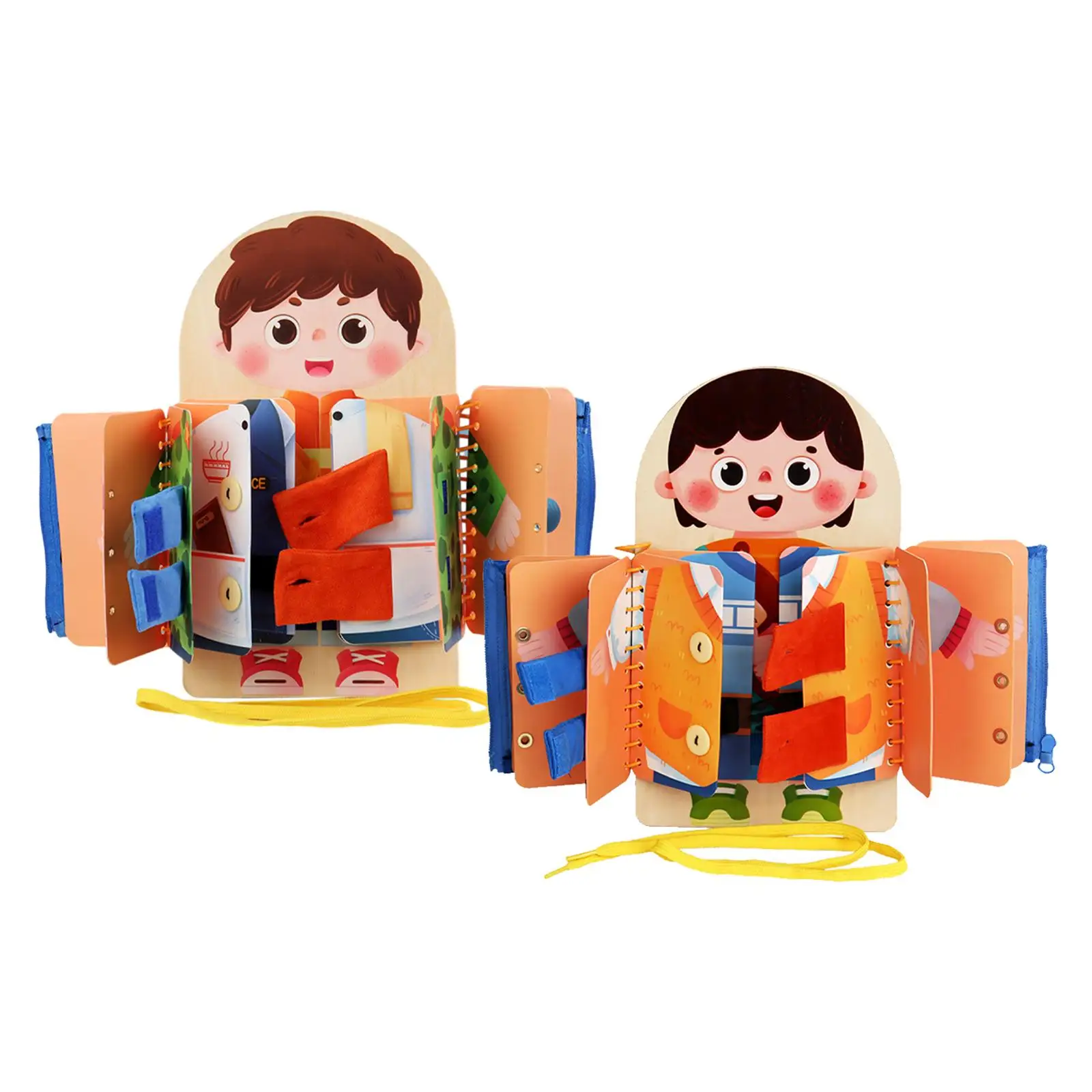 Сенсорная доска 2 шт. игрушка для путешествий развивающая одежда с пряжкой на