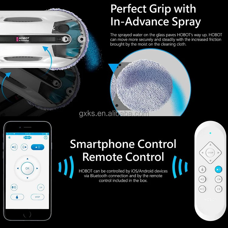 Робот-мойщик окон HOBOT R3 с автоматическим распылением