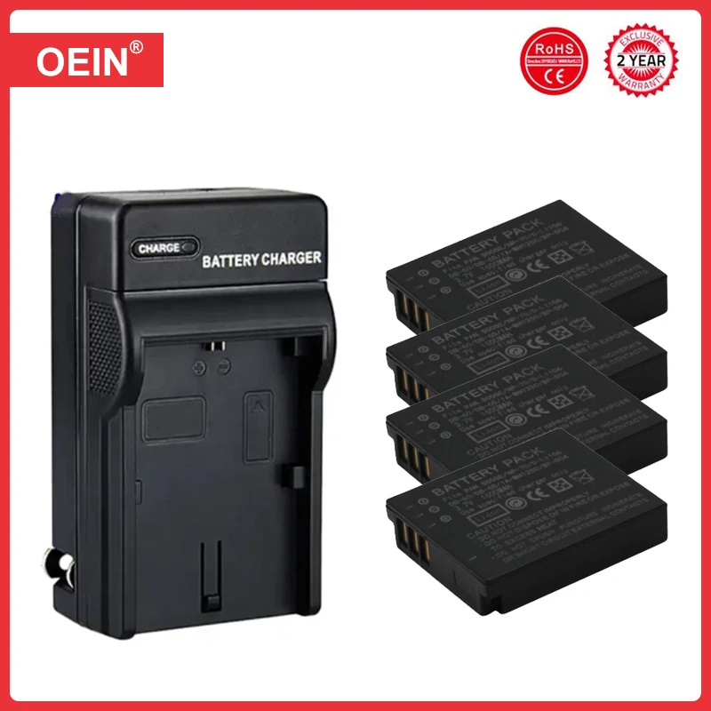 Аккумулятор CGA-S005 для Panasonic Lumix DMC-FX180 LX1 LX2 LX3 FX01 FX07 FX100 1600 мАч камеры CGAS005E S005E/DB60/NP70