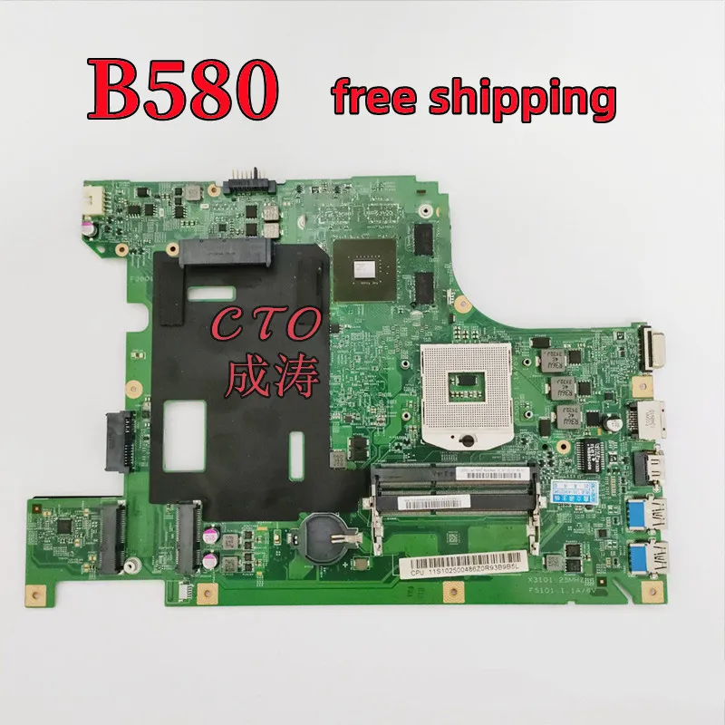 CTO Материнская плата для ноутбука Lenovo IdeaPad B580 V580C HM76 DDR3 100% |