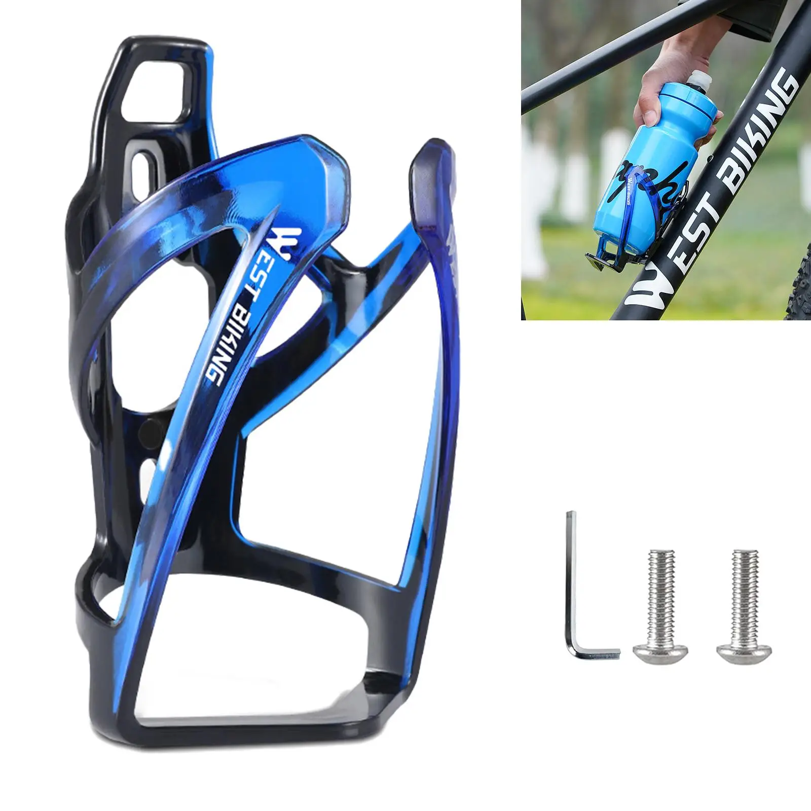 

Bicycle Bottle Cage 13.2*7cm Accessories Bike Cup Holder Drink Rack MTB Mountain Bike PC Plastic Part Road Bike