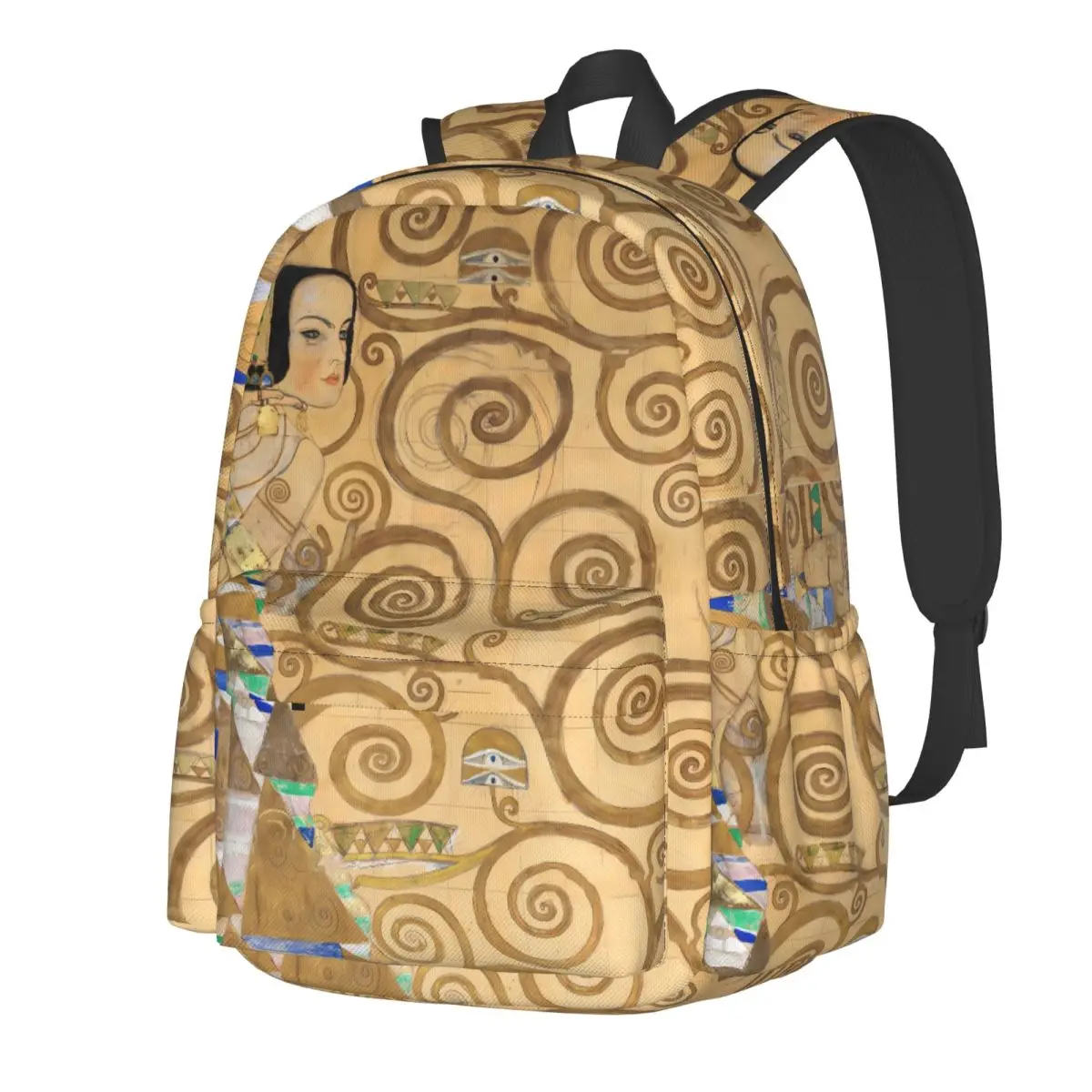 

Рюкзак с абстрактным принтом Gustav Klimt, походные рюкзаки, женские дизайнерские дышащие школьные сумки, повседневные Рюкзаки
