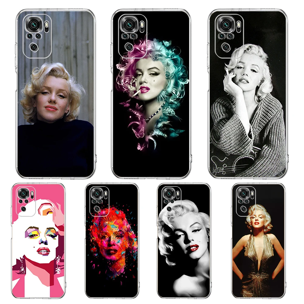 

Прозрачная сумка из ТПУ Disney Marilyn Monroe для Redmi K40 8A 9A 9C 7 8 8T 9T 9 9S 10 Pro Gaming Note 11 11T 10 Plus 4G