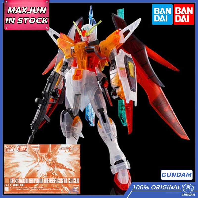 

Фигурка MAXJUN Original BANDAI GUNDAM Model61635 HGCE 1/144 детской модели (Heine Westenfluss Custom), фигурка аниме, коллекционные игрушки