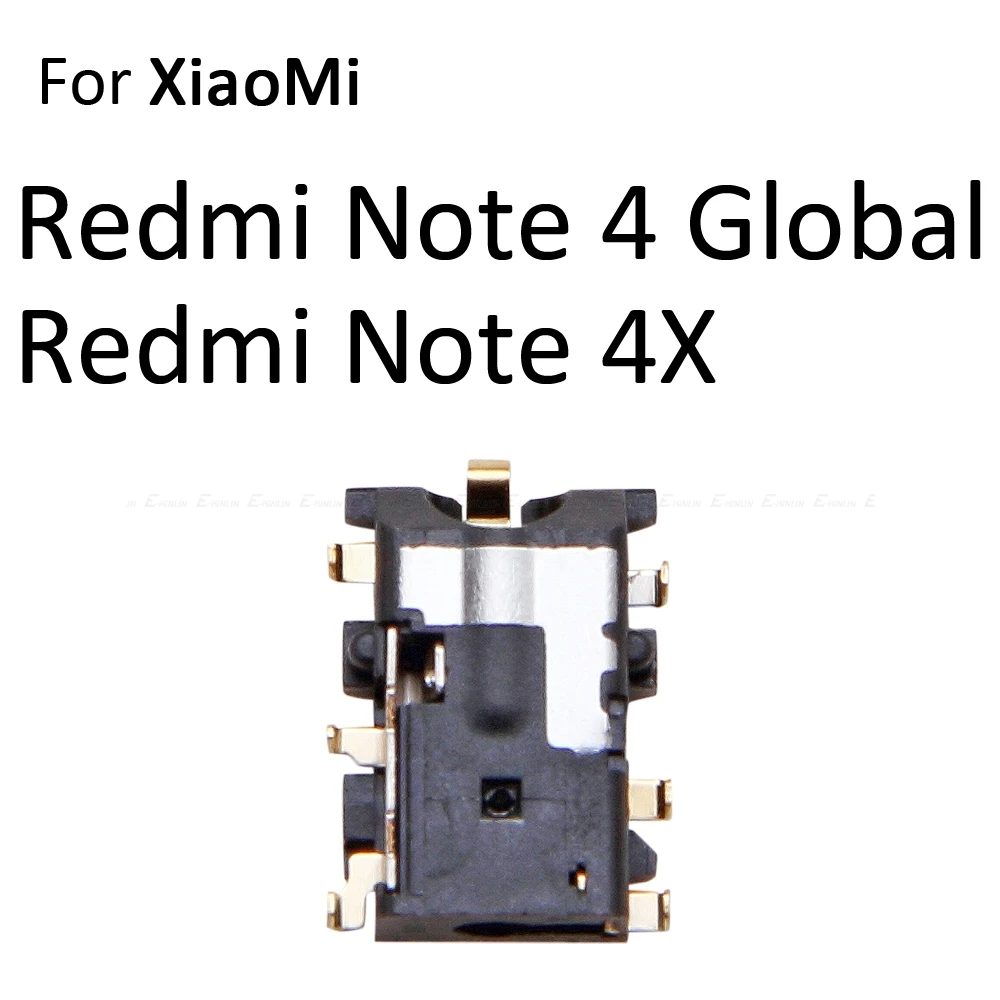 Фото Разъем для наушников (аудиопорт) для Xiaomi Redmi Note 5A 4X 4A 4 3 Pro, запчасти для ремонта наушников №3