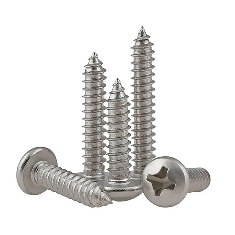 

Винты саморез с круглой головкой Phillips Drive A2 из нержавеющей стали M5 - M8