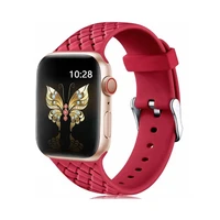 silicone strap for apple watch band 44mm 45mm 42mm watchband bracelet iwatch 40mm 38mm 41mm correa apple watch series 6 5 3 se 7