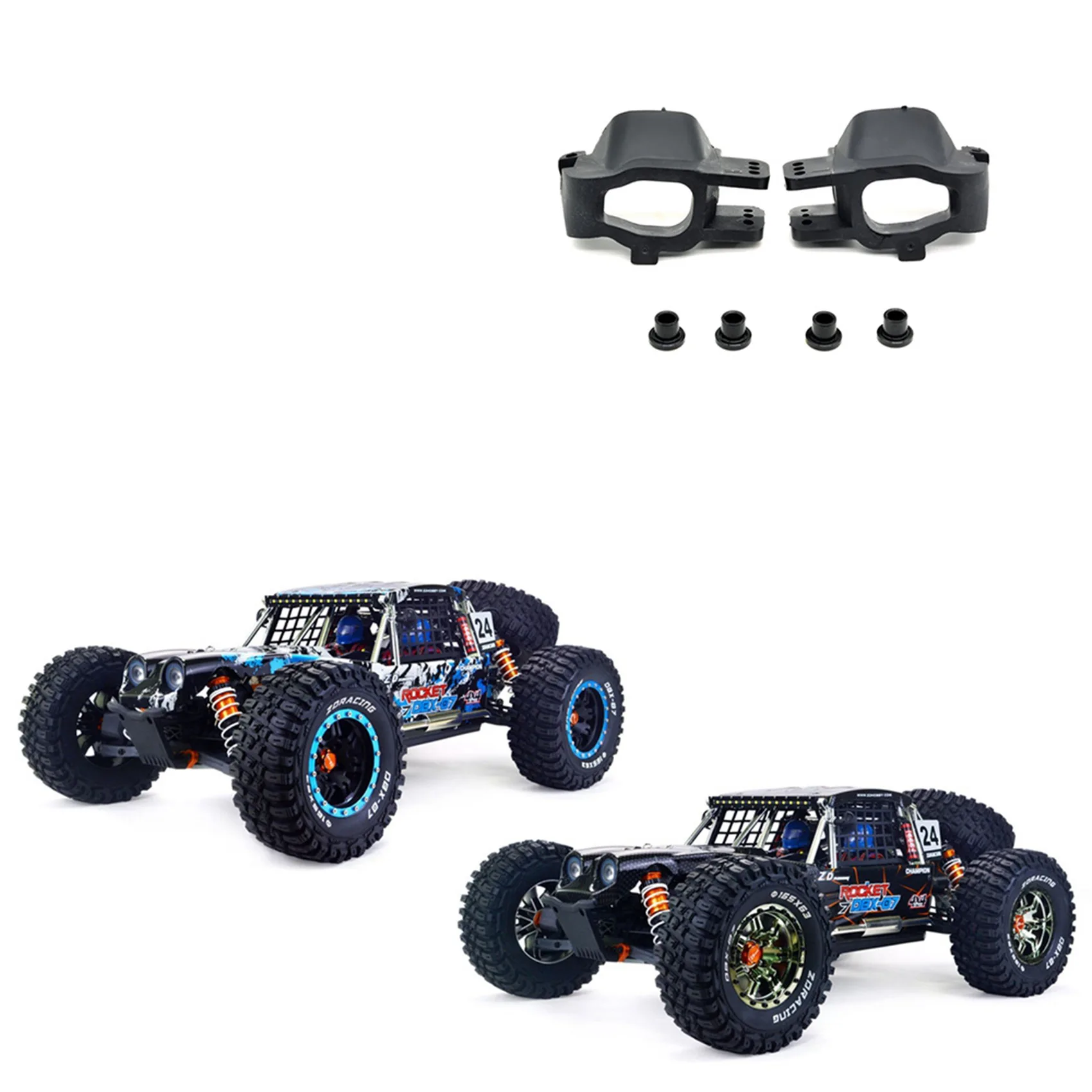Фото FBIL-4 шт. C-база ступицы C 8517 для ZD Racing DBX-07 DBX07 EX-07 EX07 1/7, обновленные детали радиоуправляемого автомобиля, запасные аксессуары №2