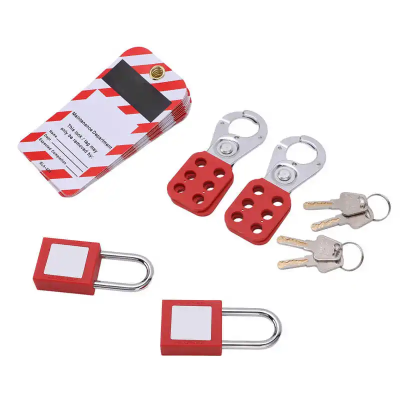 

Safety Padlock Lockout Tagout Kit Antirust for Lock Out Tag Out Station