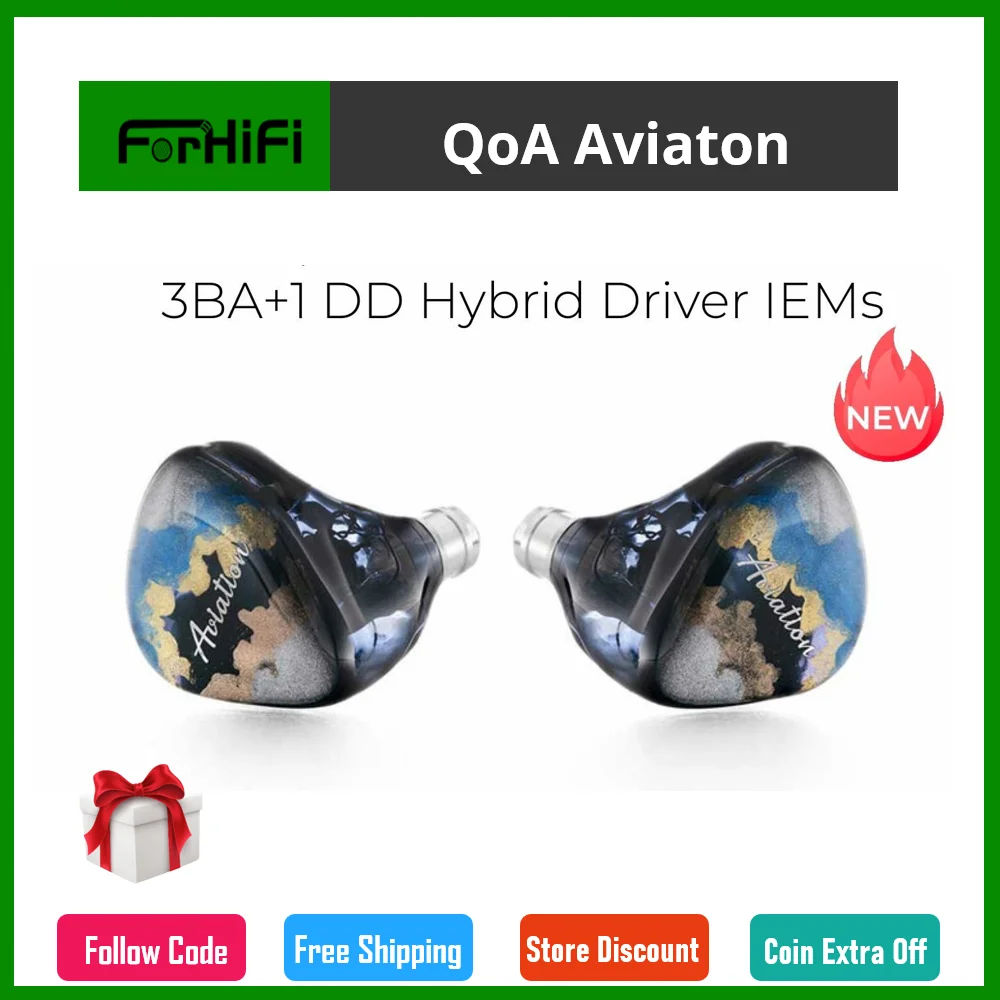 Новые наушники-вкладыши QoA Aviaiton 3 Knowles BA + 1 DD, гибридные наушники с монитором и драйвером, 0,78 мм, 2-контактный кабель, Hi-Fi музыкальные наушники, гарнитура