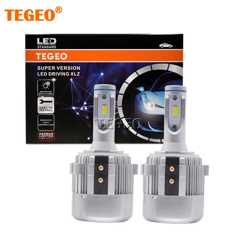 

TEGEO KOREA High Bright White H7 LED Headlight Bulb H7 Low Beam Canbus LED CSP Chips For Golf 6 MK6 Golf 7 Passat MK7 Touran