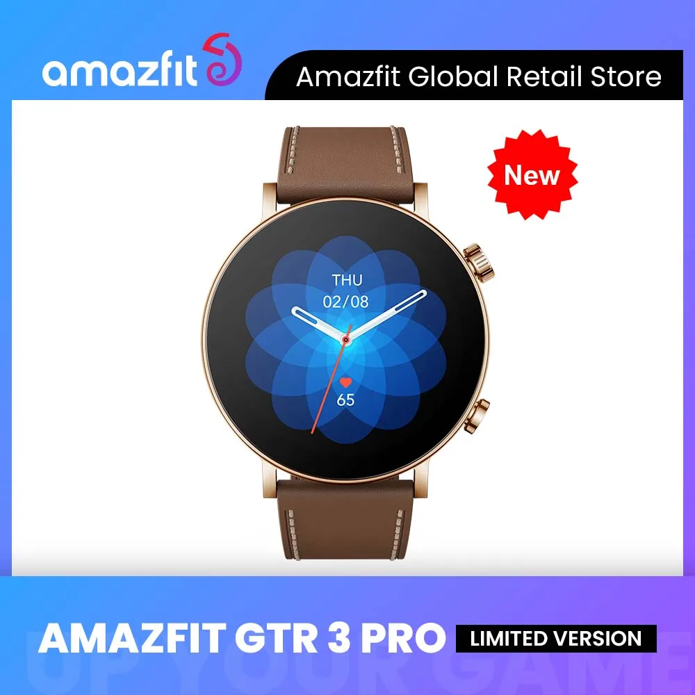 

2022 New Product Amazfit GTR 3 Pro Smartwatch 24H Easy Health Management 12 Day Battery Life Smart Watch For Andriod