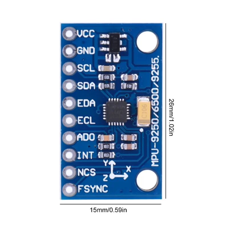 Mpu6500 MPU-6500 6-осевой Гироскопический датчик ускорения заменитель модуля mpu6050 для
