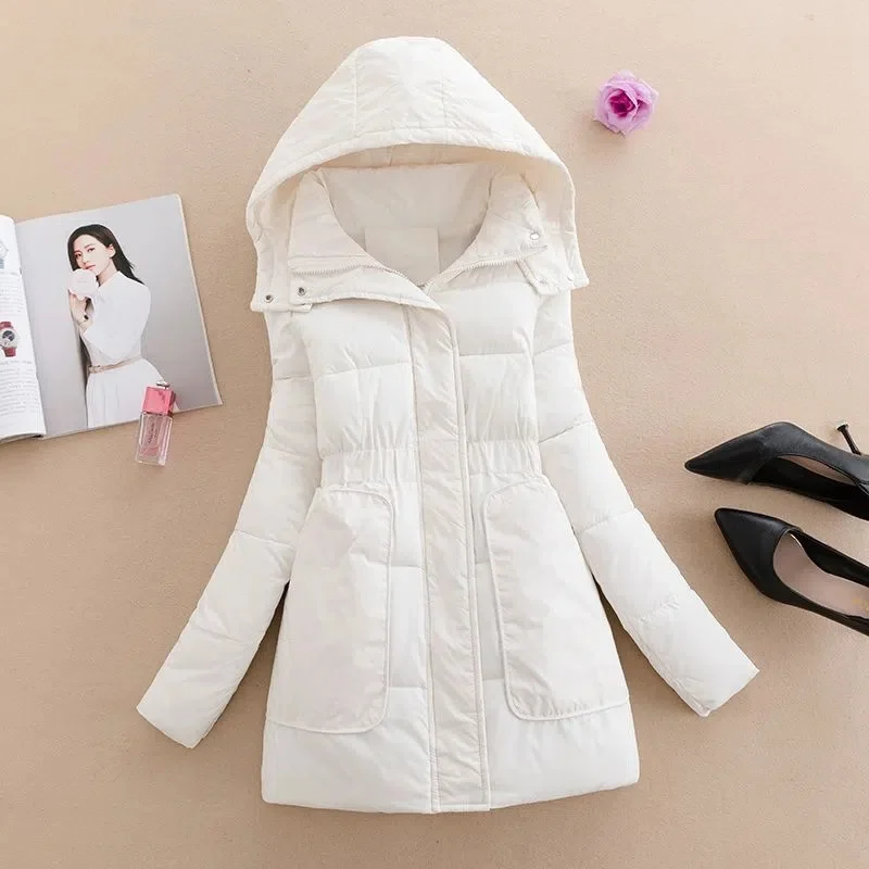 2022 New Winter Jacket Women Parka Overcoat Thick Down Cotton Padded Parkas Mujer Oversize Casual Hooded Coat Female Jackets
