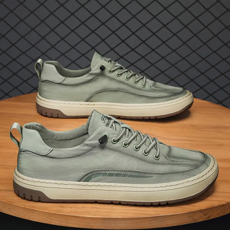 

2023 Summer Canvas Shoes Low Top Casual Board Shoes Men's Ice Silk Cloth Shoes One Step Work Fashion Shoes