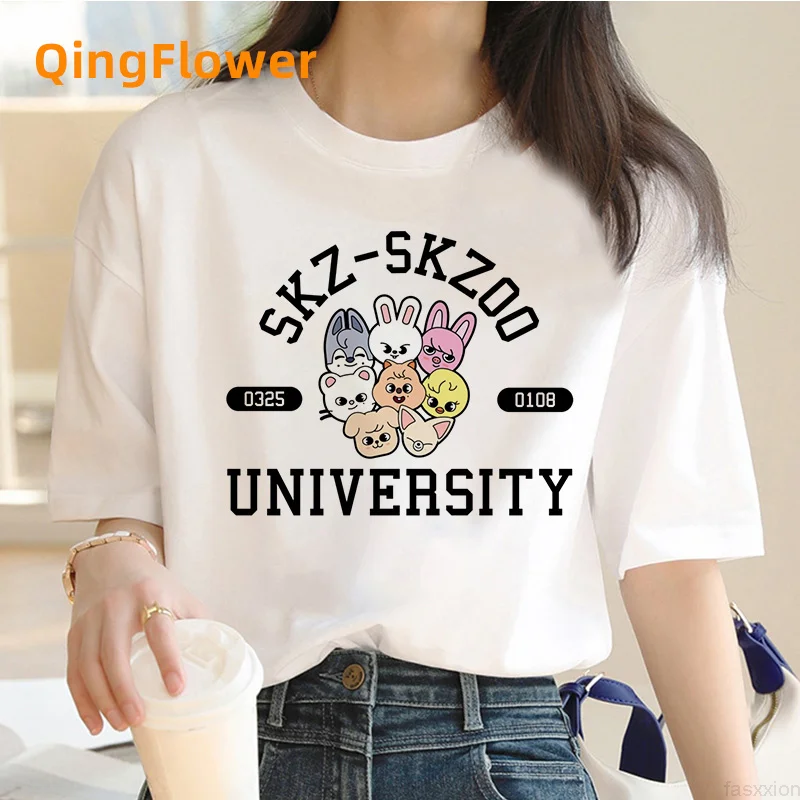 Skzoo clothing women vintage 2022 japanese funny grunge top tees manga streetwear Skzoo clothing women vintage 2022 japanese funny grunge top tees manga streetwear