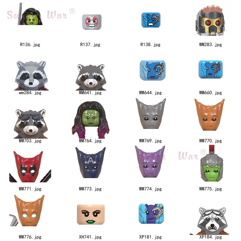 

1PCS Single Head accessories Building Blocks toys children Series-058