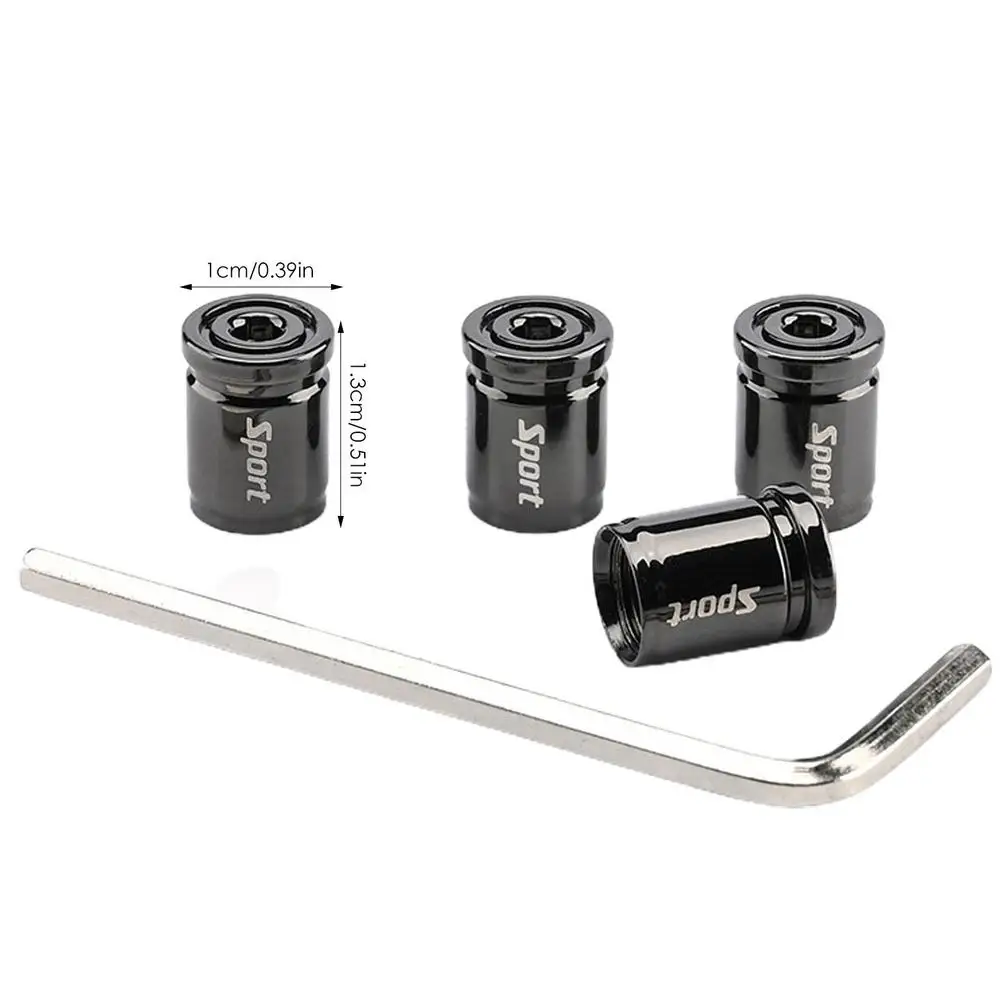 

Противоугонные колпачки для клапанов шин, 4 шт., автомобильная блокировка колес, Стандартная Крышка для клапана шины, универсальная крышка для автомобиля, внедорожника, мотоцикла