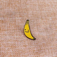 banana fruit hard enamel pin