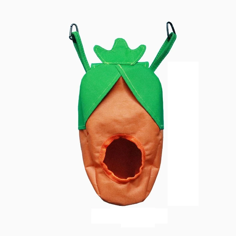 

600D Oxford Cloth Carrot Hanging Feeding Rack Rabbit Hay Feeding Bag Guinea Pig Feeding Grass Bag Easy To Use