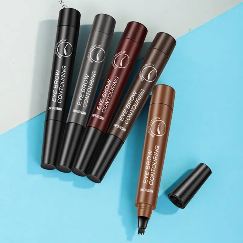 

Карандаш для бровей водостойкий с 4 вилками, 5 цветов