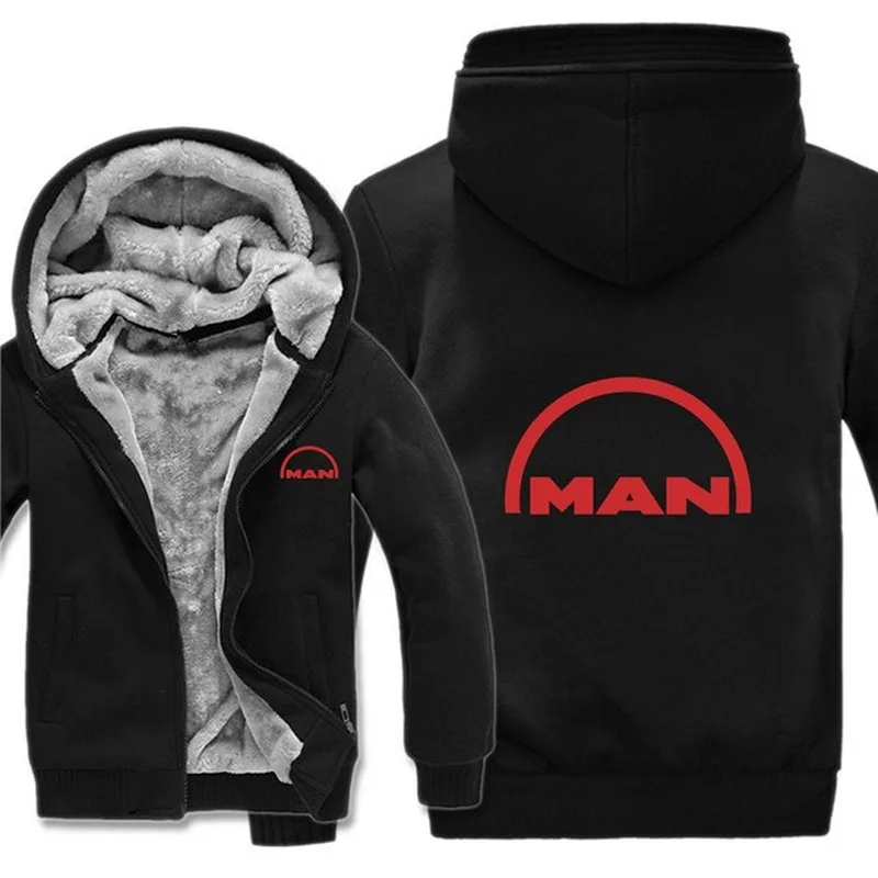 

NEW MAN Truck Hoodies Men Fashion Coat Pullover Wool Liner Jacket MAN Truck Sweatshirts Hoody