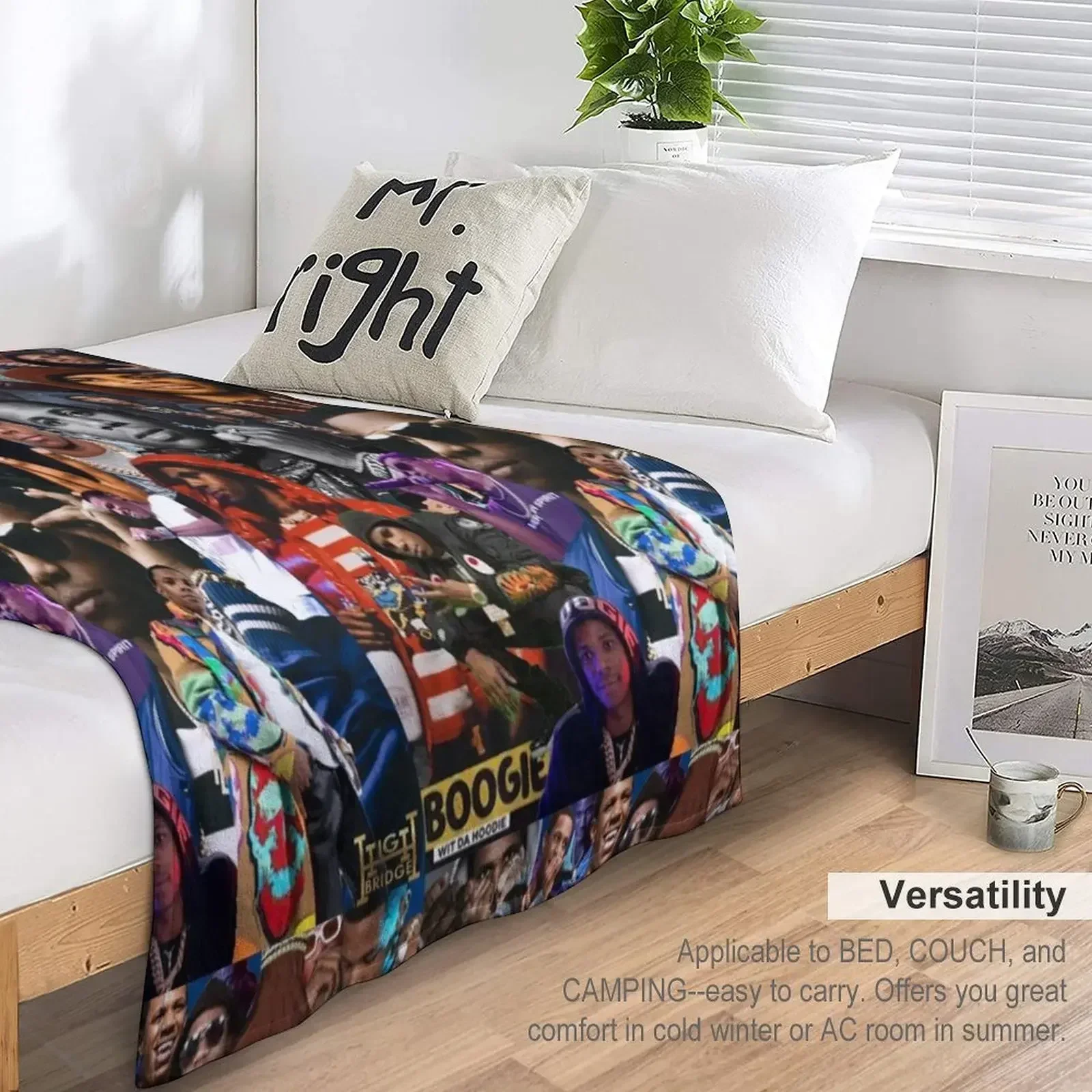 A Boogie Wit Da Толстовка с коллажем Пледы Постельное белье Утяжеленные гигантские