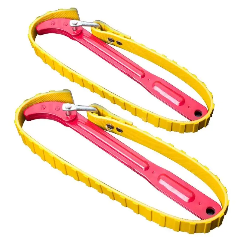 

8/12Inch Oil Filter Wrench Belt Wrench Filter Remover Adjustable Wrench Car Tool
