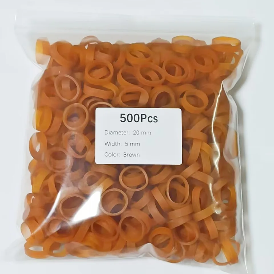 

Резинки STORKFLY fresh rubber band желтые 20 мм